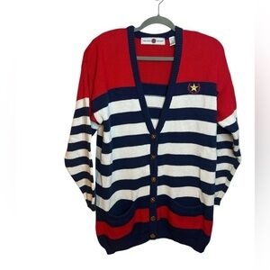 Milano Sport Vintage Nautical Striped Cardigan
